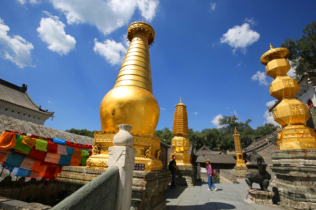 五台山寺庙摄影